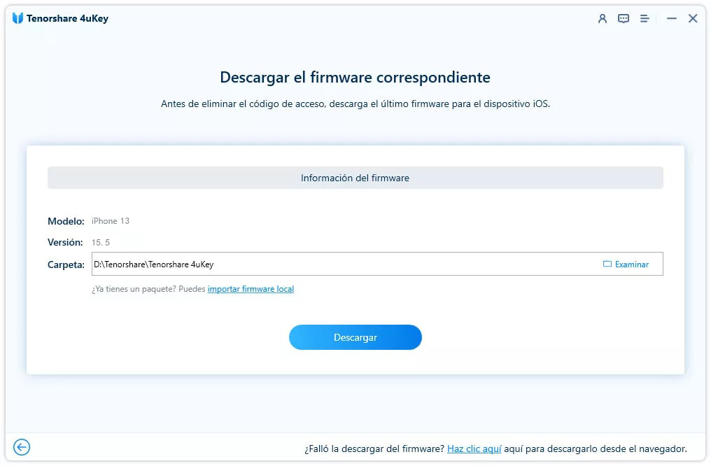 descargar firmware