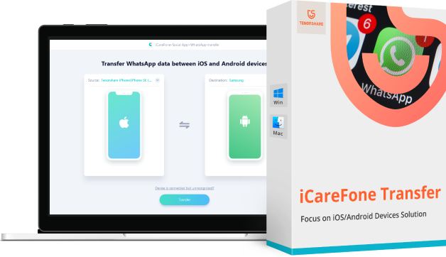Tenorshare iCareFone transferencia